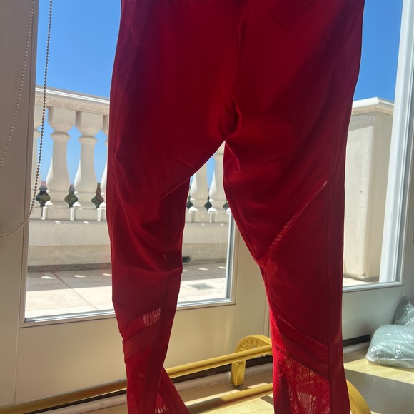 Red legging with mesh design. New with tags. Multiple sizes available - Picture 2 of 4